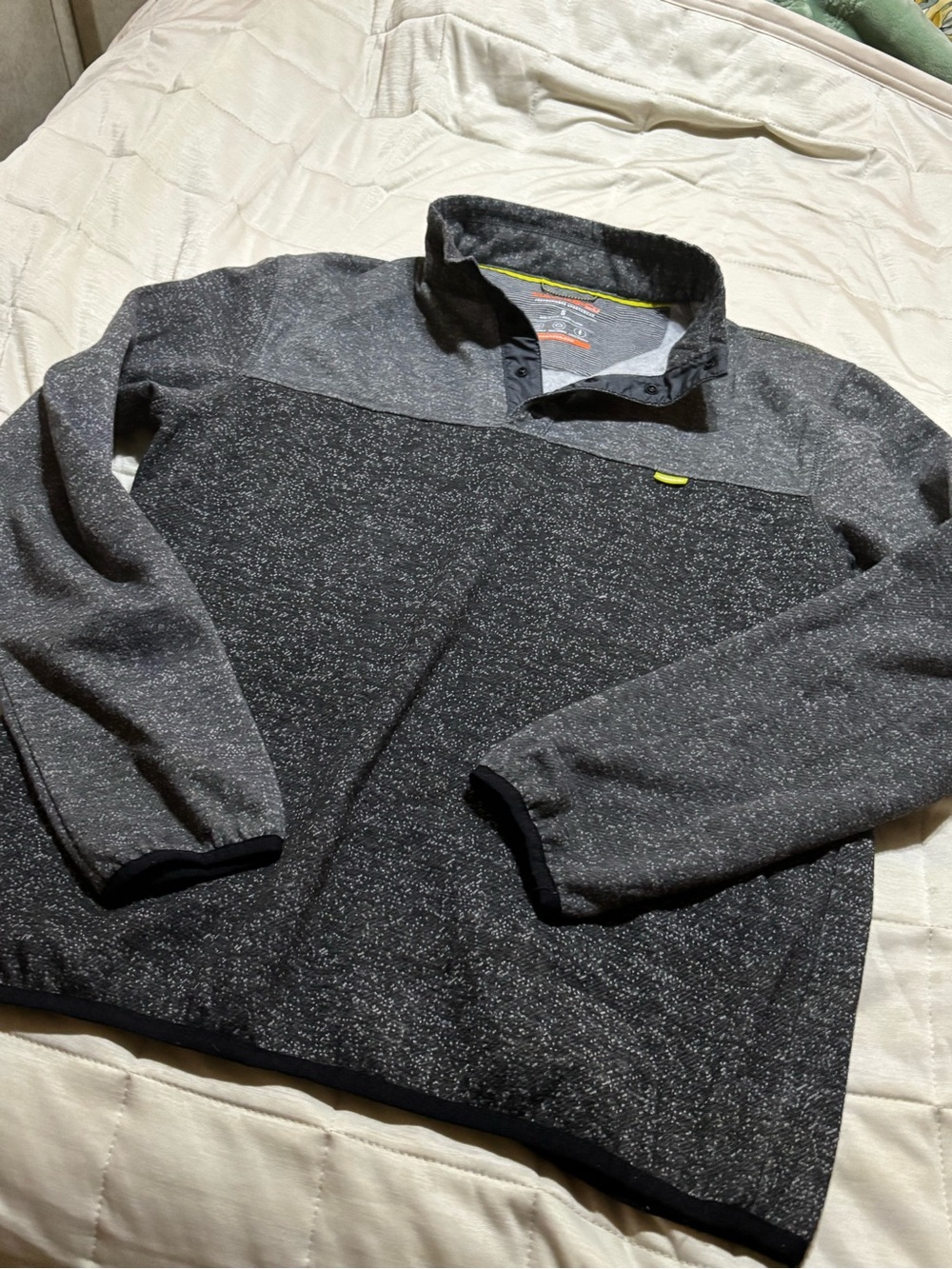Heathered Gray Performance sweater